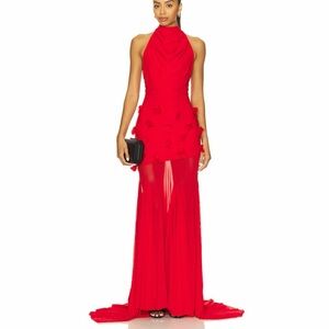 Deme by Gabriella Celeste Gown in Red